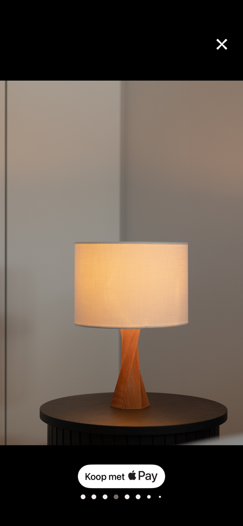 Houten bureaulamp, tafellamp, bedlamp, slaapkamerlamp, tafellamp, modern design, handgemaakte houten voet, rustieke stijl, unieke uitstraling